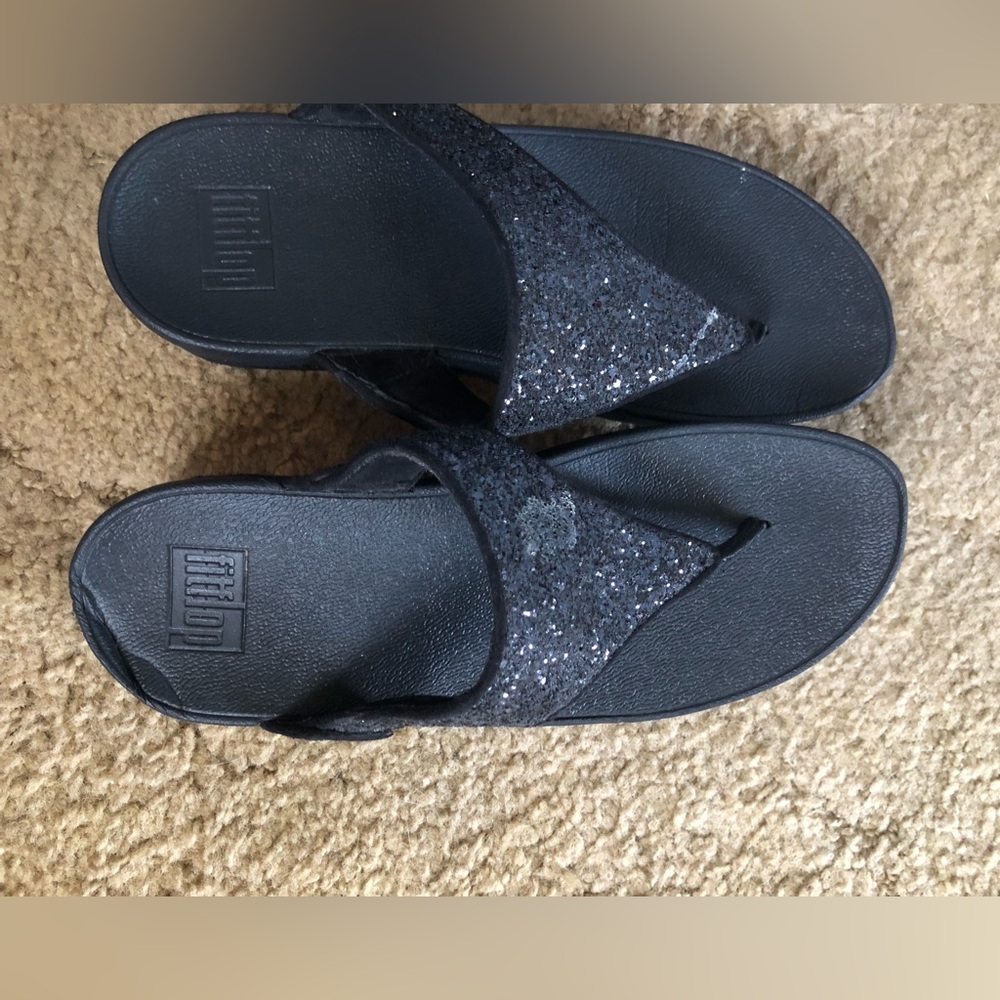 Fitflop Black Sandals Comfortable Slip-On Design